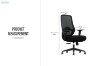 Picture of AVERY Mid Back Office Chair with Adjustable Seat Height & Lumbar Support