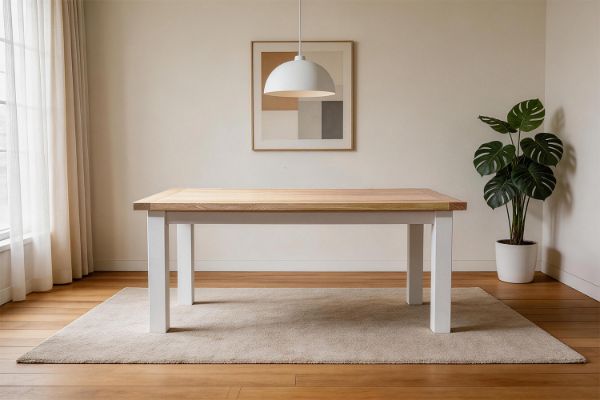 Picture of BRAMPTON 180/210 Solid Wood Dining Table 