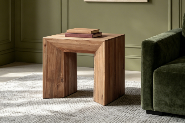Picture of ROWAN 100% Reclaimed Pine Wood Side Table (60x60cm)