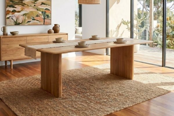 Picture of LINTON 210/240 Australian Marri Hardwood Dining Table