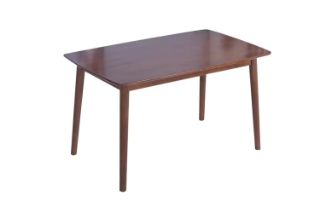 Picture of WINDSOR Solid Wood Dining Table (Walnut) - 150