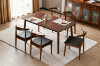 Picture of WINDSOR Solid Wood Dining Table (Walnut) - 150