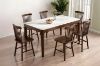 Picture of HARU Solid Wood Dining table with Sintered Stone Top - 160
