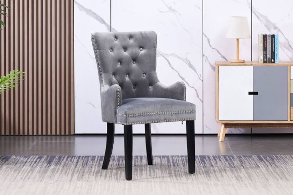 Picture of [FLOOR MODEL CLEARANCE] HALMAR High Back Dining Chair (Grey)
