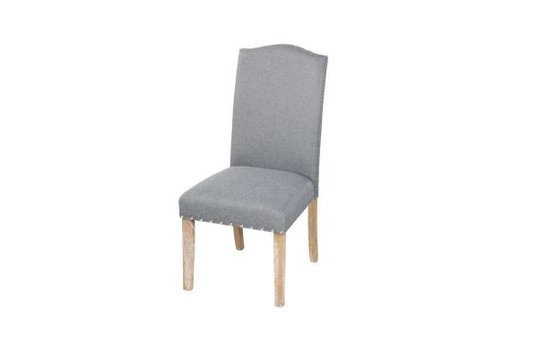 Picture of [FLOOR MODEL CLEARANCE] HAVILAND Fabric Upholstered Dining Chair (Dark Grey)