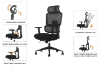 Picture of FLEXO Height Adjustable Office Chair with Adjustable Headrest & Backrest, Seat Slider (Dark)