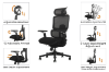 Picture of FLEXO Pro Height Adjustable Mesh Office Chair (Dark)