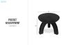 Picture of EAGIS Solid Mungur Wood Plant Stand (Black)
