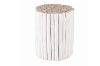 Picture of PRELUDE Teak Log Round Side Table/Stool in 2 Sizes 