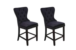 Picture of BRIAR Solid Wood Bar Chair  - 2 Chairs in 1 Carton