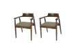 Picture of RIKA Solid Wood Dining Armchair - 2 Chairs in 1 Carton