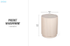 Picture of REY Mungur Wood Storage Side Table 