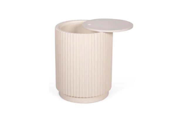 Picture of REY Mungur Wood Storage Side Table 