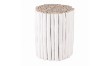 Picture of PRELUDE Teak Log Round Side Table/Stool - Small Size (38x50)