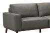 Picture of RHETT 3/2 Seater 100% Genuine Leather Sofa Range with Solid Wood Platform Base (Muted Green)