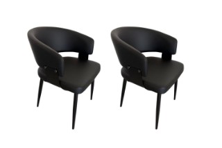 Picture of KALEM  Dining Chair (Black) - 2 Chairs in 1 Carton