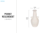 Picture of 659-058 PUTRA H32 Terracotta Vase M (32cmx15cm)