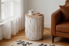 Picture of PRELUDE Teak Log Round Side Table/Stool - Small Size (38x50)