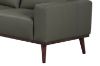 Picture of RHETT 3/2 Seater 100% Genuine Leather Sofa Range with Solid Wood Platform Base (Muted Green) - 2 Seater