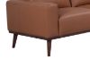 Picture of RHETT 3/2 Seater 100% Genuine Leather Sofa Range with Solid Wood Platform Base (Brown) - 3 Seater