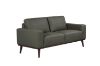 Picture of RHETT 3/2 Seater 100% Genuine Leather Sofa Range with Solid Wood Platform Base (Muted Green) - 2 Seater