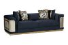 Picture of  [FLOOR MODEL CLEARANCE]   [FLOOR MODEL CLEARANCE]ANCONA 2 Seater Velvet Sofa (Black)