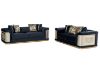 Picture of  [FLOOR MODEL CLEARANCE]   [FLOOR MODEL CLEARANCE]ANCONA 2 Seater Velvet Sofa (Black)