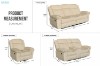 Picture of WINCHESTER Power Reclining Sofa Range with Console & Cup Holders & USB Port, Power Socket & Drawer (Beige)