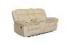 Picture of WINCHESTER Power Reclining Sofa Range (Beige) - 2 Seat with Cup Holders and Storage (2RRC)