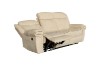 Picture of WINCHESTER Power Reclining Sofa Range (Beige) - 3 Seat with Drop Down Cup Holders & USB Port, Power Socket & Drawer (3RRC)