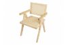 Picture of CHANDIGARH Solid Wood Replica Armchair (Natural) - Each