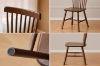Picture of WINDSOR 130/150 5PC Solid Wood Dining Set (Walnut)