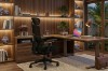 Picture of FLEXO Pro Height Adjustable Mesh Office Chair with Adjustable Headrest & Backrest, 5D Armrests and Seat Slider (Dark)