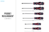 Picture of 6-Piece Professional Chrome Vanadium Steel(Cr-V) Magnetic Screwdriver Set