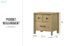 Picture of BECKETT 2-Drawer Bedside Table