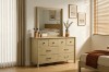 Picture of BECKETT 6-Drawer Dresser with Mirror
