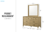 Picture of BECKETT 6-Drawer Dresser with Mirror