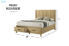 Picture of BECKETT Queen Size Bed Frame with Storage Drawers