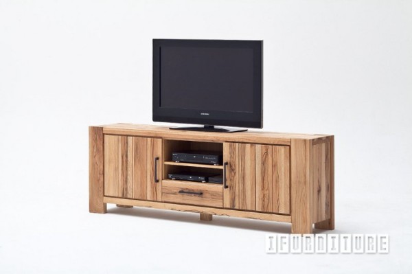 Picture of [FLOOR MODEL CLEARANCE]CARDIFF 206 TV Unit *Solid European Wild Oak & Made in Europe - BASSANO (Medium Color)