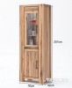 Picture of [FLOOR MODEL CLEARANCE] CARDIFF Tall & Narrow Display Cabinet *Solid European Wild Oak & Made in Europe