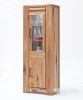 Picture of [FLOOR MODEL CLEARANCE] CARDIFF Tall & Narrow Display Cabinet *Solid European Wild Oak & Made in Europe