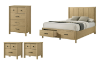 Picture of BECKETT Bedroom Combo Set in Queen Size - 4PC