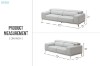 Picture of [FLOOR MODEL CLEARANCE] MORGAN 100% Genuine Leather 2 Seater Sofa