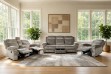 Picture of WINCHESTER Power Reclining Sofa Range with Console & Cup Holders & USB Port, Power Socket & Drawer (Grey)