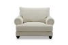 Picture of [FLOOR MODEL CLEARANCE] BALVINO  3.5 Seater  Feather Filled Fabric Sofa