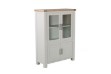 Picture of   [FLOOR MODEL CLEARANCE]  SICILY 130x100cm 4-Door Solid Wood with Ash Top Display Cabinet