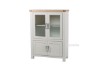 Picture of   [FLOOR MODEL CLEARANCE]  SICILY 130x100cm 4-Door Solid Wood with Ash Top Display Cabinet