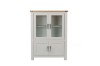 Picture of   [FLOOR MODEL CLEARANCE]  SICILY 130x100cm 4-Door Solid Wood with Ash Top Display Cabinet