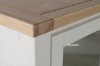 Picture of   [FLOOR MODEL CLEARANCE]  SICILY 130x100cm 4-Door Solid Wood with Ash Top Display Cabinet