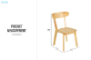 Picture of RONDO Louis Style Solid Wood Dining Chair (45x47x80)